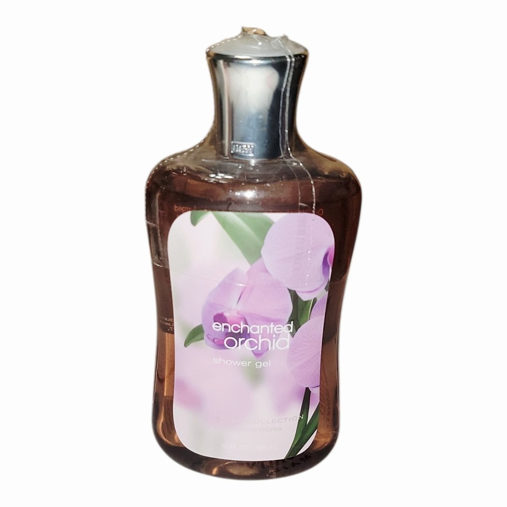 Bath &‎ Body Works Enchanted Orchid Shower Gel 10 oz Retired Fragrance Sealed
